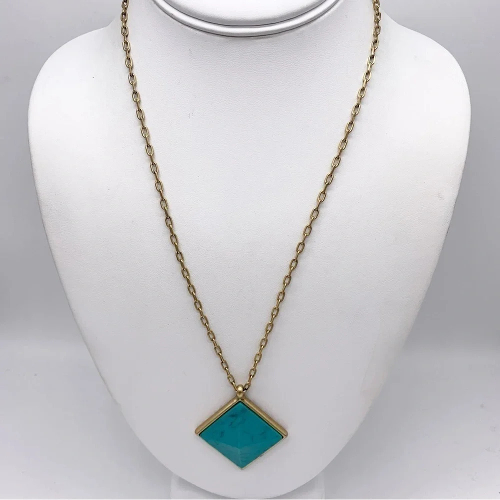 Lucky Brand Turquoise Pendant Necklace